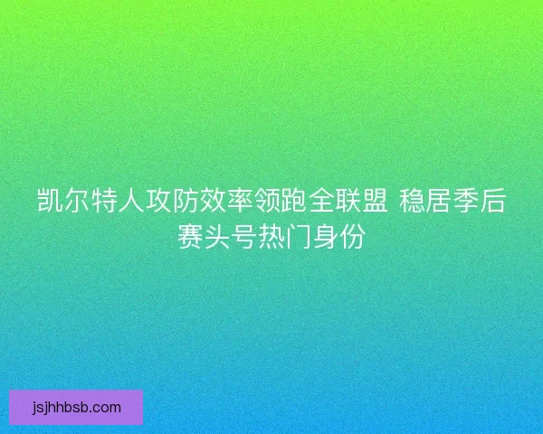 凯尔特人攻防效率领跑全联盟 稳居季后赛头号热门身份 凯尔特人攻防效率领跑全联盟 稳居季后赛头号热门身份